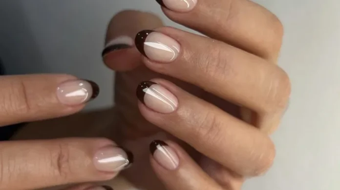 23 Brown French Tip Nail Ideas for a Warm, Rich Take on the Classic