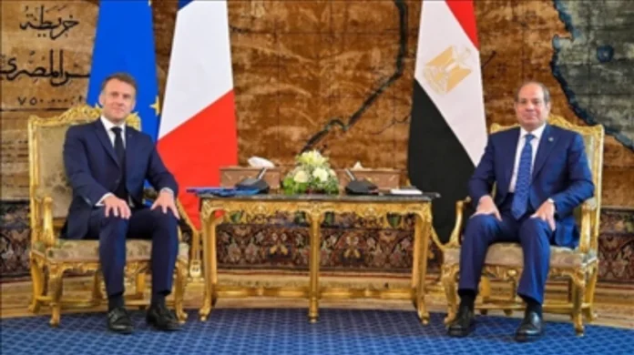 Egyptian, French presidents discuss developments in Gaza